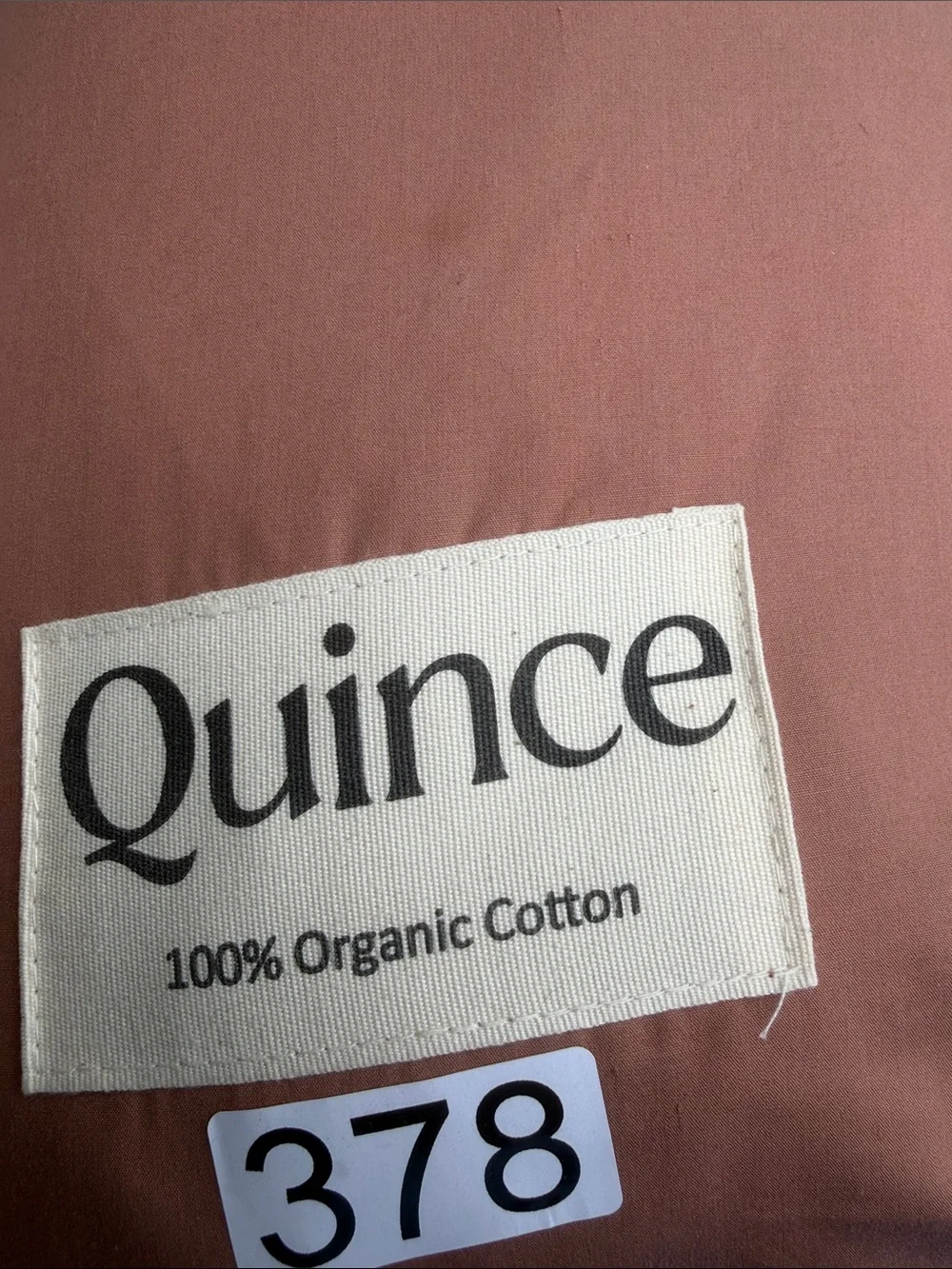 Quince NWOT Organic Crisp Percale Duvet Cover Set in Sedona King/Cal King 1097